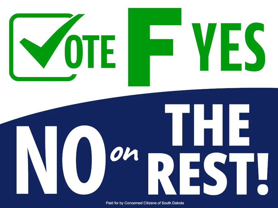 F Yes, No of the Rest & NO in NOvember – Winning Message for SD Voters!