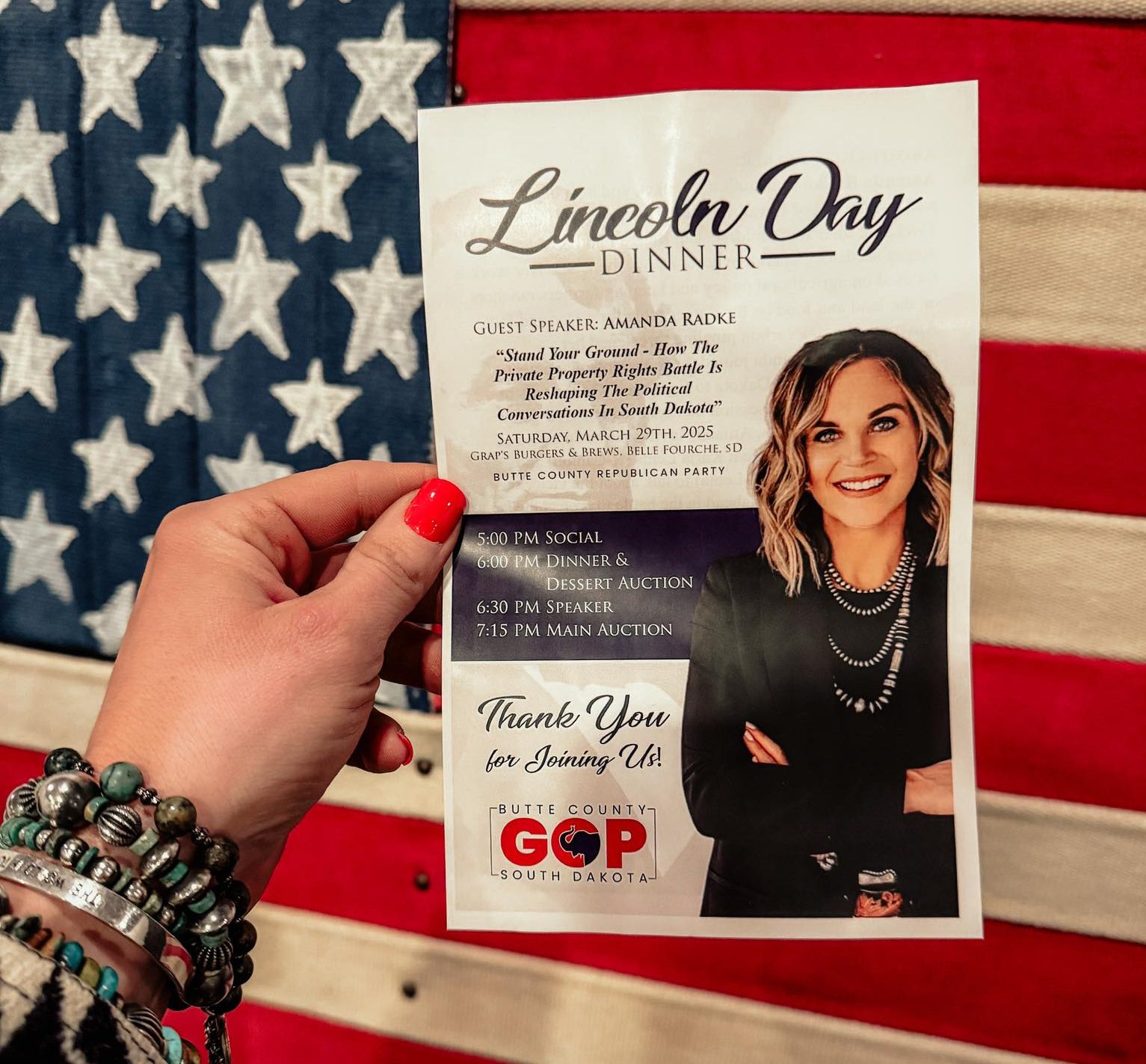 “Under God The People Rule,” and together, we will lock arms together and work to keep it that way.