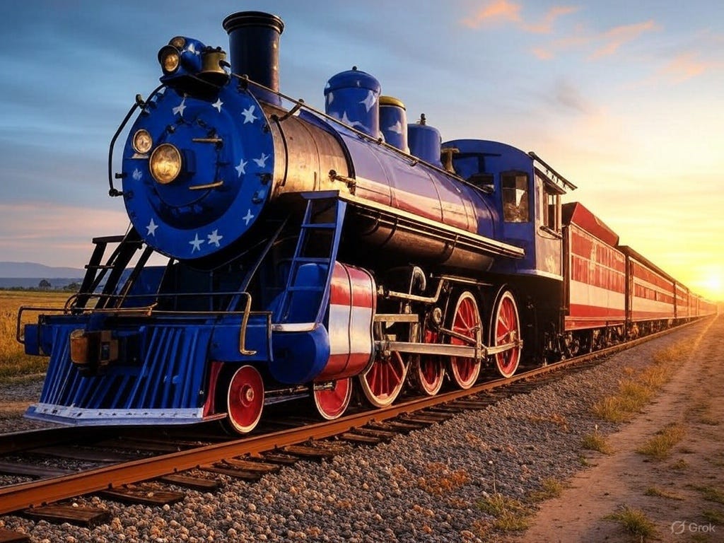 ALL ABOARD THE PATRIOT TRAIN – WackaDoodles UNITE! By: Chris Larson